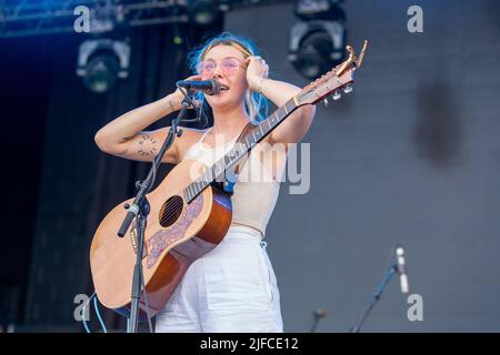 Milwaukee, USA. 30.. Juni 2022. BRE Kennedy beim Summerfest Music Festival am 30. Juni 2022 in Milwaukee, Wisconsin (Foto: Daniel DeSlover/Sipa USA) Quelle: SIPA USA/Alamy Live News Stockfoto