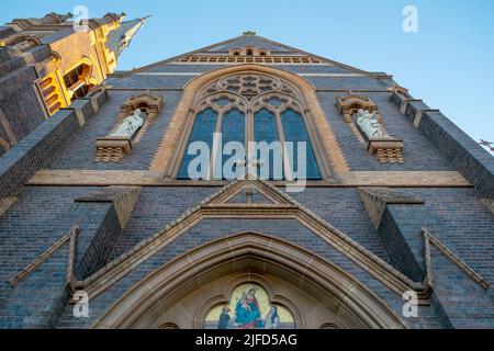 Heilige Maria und Josef die katholische Kathedrale Vorderansicht bei Dangar Street, Armidale, New England, New-South.Wales, Australien Stockfoto