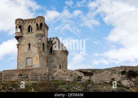 Santa Catalina Castle befindet sich in Tarifa, Spanien Stockfoto