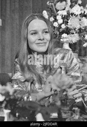 MAMASA UND DIE PAPAS US ro k Group mit Michelle Phillips im Oktober 1967. Foto: Tony Gale Stockfoto