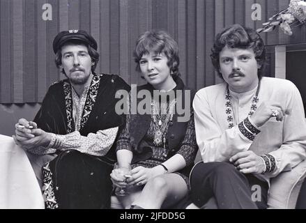 MAMASA UND DIE PAPAS US ro k Group im Oktober 1967.John Philips links mit Scott McKenzie. Foto: Tony Gale Stockfoto