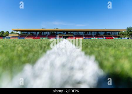 Rotterdam, Niederlande. 02.. Juli 2022. Rotterdam - Sportcomplex Varkenoord vor dem Spiel zwischen Feyenoord gegen FC Kopenhagen in Varkenoord am 2. Juli 2022 in Rotterdam, Niederlande. (Box to Box Pictures/Yannick Verhoeven) Credit: Box to Box pictures/Alamy Live News Stockfoto