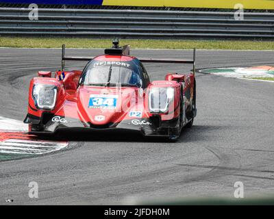 Monza, Italien. 01.. Juli 2022. 34 RACING TEAM TÜRKEI TUR G Areca 07 - Gibson pro/AM Salih Yoluc (TUR) B Charlie Eastwood (IRL) G Jack Aitken (GBR) during Endurance - ELMS FP1 Monza, Italy Juli 1 2022 Quelle: Independent Photo Agency Srl/Alamy Live News Stockfoto