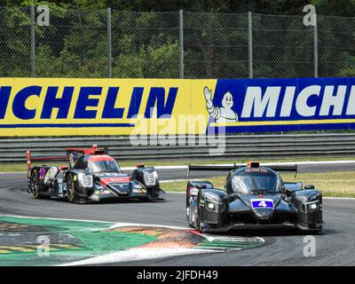 Monza, Italien. 01.. Juli 2022. 4 DKR ENGINEERING LUX M Duqueine M30 - D08 - Nissan James Winslow (GBR) S Alexander Buchhantsov (ARE) B Sebastian Alvarez (MEX) during Endurance - ELMS FP1 Monza, Italy Juli 1 2022 Credit: Independent Photo Agency Srl/Alamy Live News Stockfoto