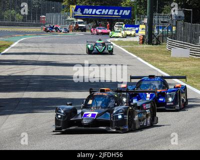 Monza, Italien. 01.. Juli 2022. 4 DKR ENGINEERING LUX M Duqueine M30 - D08 - Nissan James Winslow (GBR) S Alexander Buchhantsov (ARE) B Sebastian Alvarez (MEX) during Endurance - ELMS FP1 Monza, Italy Juli 1 2022 Credit: Independent Photo Agency Srl/Alamy Live News Stockfoto