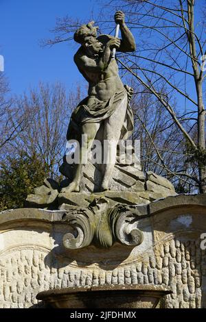 Der Muschelbrunnen von Johann Gottfried Knöffler, Stockfoto