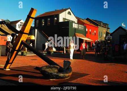 Bowens Wharf, Newport, RI Stockfoto