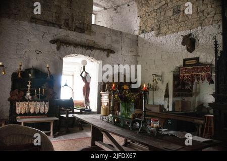 Oranmore Castle in Galway Bay in Oranmore, Irland. Stockfoto
