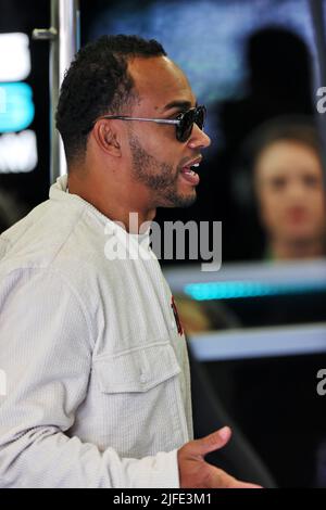Silverstone, Großbritannien. 02.. Juli 2022. Nicolas Hamilton (GBR). 02.07.2022. Formel 1 Weltmeisterschaft, Rd 10, Großer Preis Von Großbritannien, Silverstone, England, Qualifizierender Tag. Bildnachweis sollte lauten: XPB/Press Association Images. Quelle: XPB Images Ltd/Alamy Live News Stockfoto