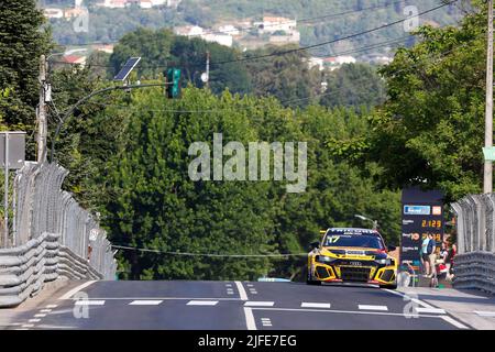 17 BERTHON Nathanael (FRA), Comtoyou DHL Team Audi Sport, Audi RS 3 LMS, Aktion beim WTCR - Race of Portugal 2022, 5. Runde des FIA World Touring Car Cup 2022, auf dem Circuit Internacional de Vila Real vom 1. Bis 3. Juli in Vila Real, Portugal - Foto Frédéric Le Floch / DPPI Stockfoto