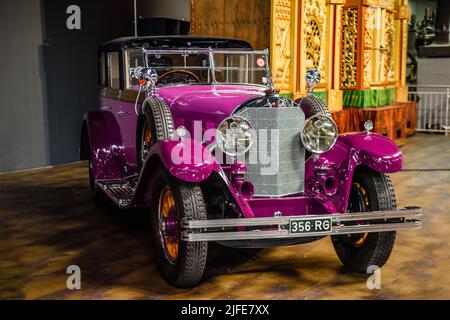 SINSHEIM, DEUTSCHLAND - MAI 2022: Mercedes-Benz Pink 630 1928 160PS Stockfoto