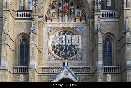 Budapest, Ungarn. Szent Erzsebet Kirche oder St. Elizabeth's Parish Church Stockfoto