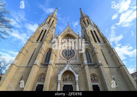 Budapest, Ungarn. Szent Erzsebet Kirche oder St. Elizabeth's Parish Church Stockfoto