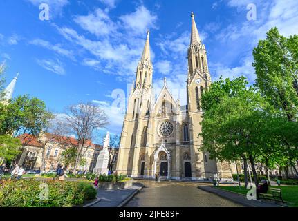 Budapest, Ungarn. Szent Erzsebet Kirche oder St. Elizabeth's Parish Church Stockfoto