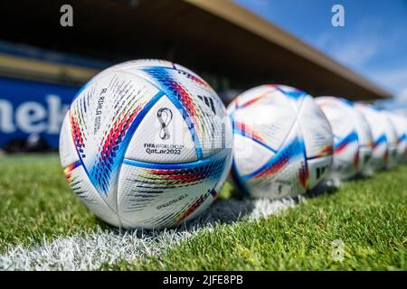 Rotterdam, Niederlande. 02.. Juli 2022. Rotterdam - Sportcomplex Varkenoord vor dem Spiel zwischen Feyenoord gegen FC Kopenhagen in Varkenoord am 2. Juli 2022 in Rotterdam, Niederlande. (Box to Box Pictures/Yannick Verhoeven) Credit: Box to Box pictures/Alamy Live News Stockfoto