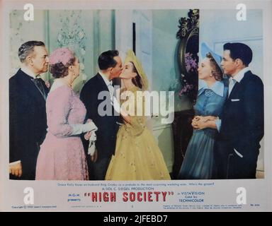 SIDNEY BLACKMER MARGALO GILMORE BING CROSBY GNADE KELLY CELESTE HOLM und FRANK SINATRA in DER HIGH SOCIETY 1956 Regisseur CHARLES WALTERS Drehbuch John Patrick aus dem Stück The Philadelphia Story von Philip Barry Musik und Texte Cole Porter Sol C. Siegel Productions / Bing Crosby Productions / Metro Goldwyn Mayer Stockfoto