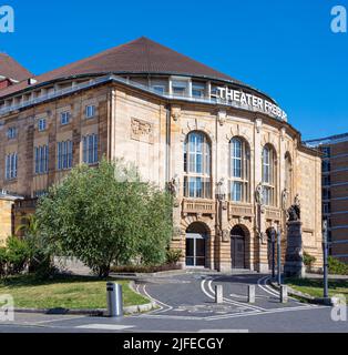 Freiburger Theater, erbaut 1905 im neobarocken Stil. Baden Württemberg, Deutschland, Europa Stockfoto