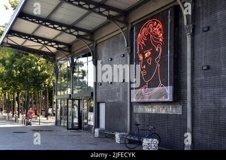 Quai de la Loire - Paris - Frankreich Stockfoto