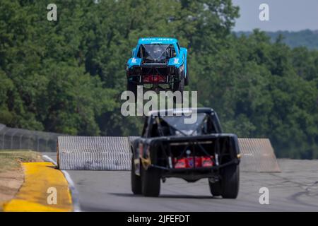 Lexington, OH, USA. 1.. Juli 2022. MAX GORDON übt für den Honda Indy 200 auf dem Mid Ohio Sports Car Course in Lexington OH. (Bild: © Walter G. Arce Sr./ZUMA Press Wire) Stockfoto