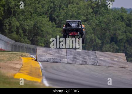 Lexington, OH, USA. 1.. Juli 2022. CORY GEWINNER übt für den Honda Indy 200 auf dem Mid Ohio Sports Car Course in Lexington OH. (Bild: © Walter G. Arce Sr./ZUMA Press Wire) Stockfoto