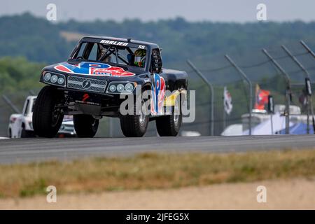 Lexington, OH, USA. 1.. Juli 2022. GAVIN HARLIEN übt für den Honda Indy 200 auf dem Mid Ohio Sports Car Course in Lexington OH. (Bild: © Walter G. Arce Sr./ZUMA Press Wire) Stockfoto