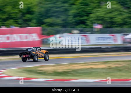 Lexington, OH, USA. 1.. Juli 2022. CORY GEWINNER übt für den Honda Indy 200 auf dem Mid Ohio Sports Car Course in Lexington OH. (Bild: © Walter G. Arce Sr./ZUMA Press Wire) Stockfoto