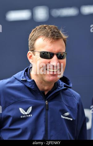 Silverstone, Großbritannien. 02.. Juli 2022. Stuart Pringle (GBR) Silverstone Circuit Managing Director. Großer Preis von Großbritannien, Samstag, 2.. Juli 2022. Silverstone, England. Quelle: James Moy/Alamy Live News Stockfoto