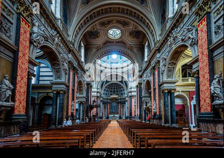 Inside London Oratory, London, Großbritannien Stockfoto