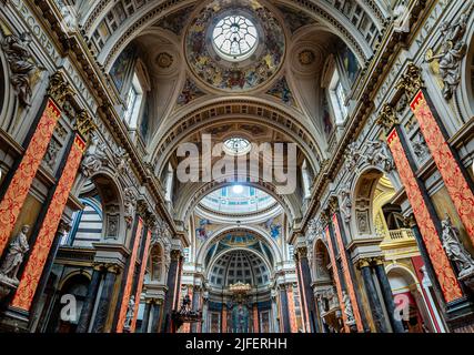 Inside London Oratory, London, Großbritannien Stockfoto