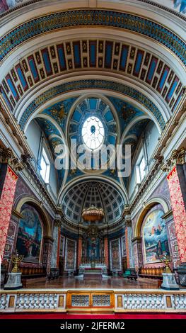 Inside London Oratory, London, Großbritannien Stockfoto