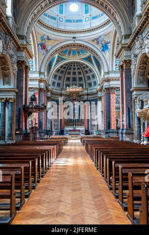 Inside London Oratory, London, Großbritannien Stockfoto