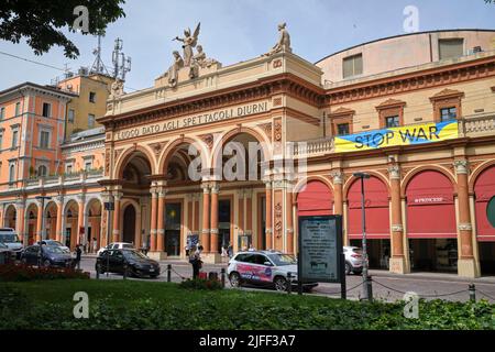 Teatro Arena del Sole Via Dell' Indipendenza Bologna Italien Stockfoto