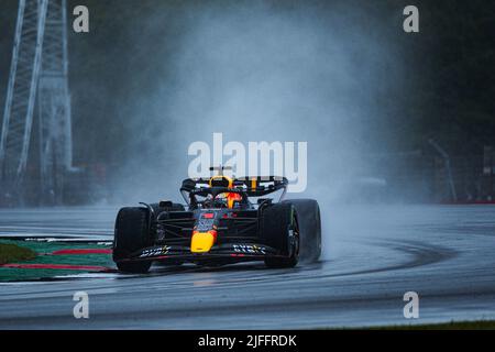 SILVERSTONE, England, 02.JULY2022;#1, Max VERSTAPPEN, NDL, Oracle Red Bull Racing; Formel 1, BRITISCHER F1 Grand Prix auf der Silverstone-Rennstrecke Stockfoto