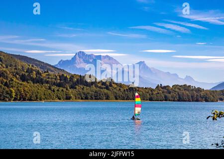 Frankreich. Isere (38) Laffrey Lake Stockfoto