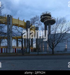 New York State Pavilion für die Expo von Philip Johnson Stockfoto