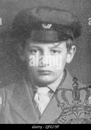 Raoul Wallenberg. Schwedischer Diplomat. Geboren im August 4 1912, verschwunden im Januar 17 1945. Er rettete Tausende von juden im deutsch besetzten Ungarn während des Holocaust von deutschen nazis und ungarischen Faschisten während der späteren Phasen des Zweiten Weltkriegs Was mit ihm geschah, als er starb, ist immer noch Gegenstand fortgesetzter Spekulationen. Raoul Wallenberg als kleiner Junge 1920. Stockfoto