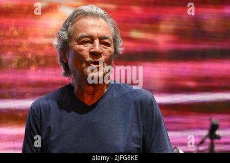 Rom, Italien. 02.. Juli 2022. Ian Gillan von Deep Purple, während des Woosh! Tour, 2.. Juli, im Auditorium Parco della Musica, Rom, Italien Credit: Independent Photo Agency/Alamy Live News Stockfoto