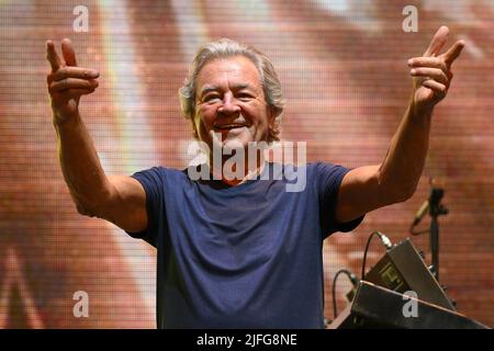 Rom, Italien. 02.. Juli 2022. Ian Gillan von Deep Purple, während des Woosh! Tour, 2.. Juli, im Auditorium Parco della Musica, Rom, Italien Credit: Independent Photo Agency/Alamy Live News Stockfoto
