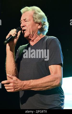 Rom, Italien. 02.. Juli 2022. Ian Gillan von Deep Purple, während des Woosh! Tour, 2.. Juli, im Auditorium Parco della Musica, Rom, Italien Credit: Independent Photo Agency/Alamy Live News Stockfoto