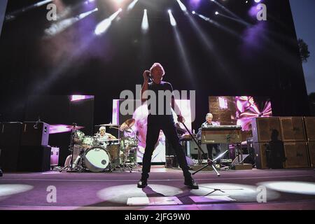 Rom, Italien. 02.. Juli 2022. Ian Gillan von Deep Purple, während des Woosh! Tour, 2.. Juli, im Auditorium Parco della Musica, Rom, Italien Credit: Independent Photo Agency/Alamy Live News Stockfoto