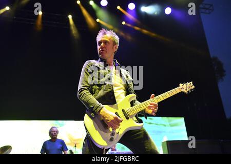 Rom, Italien. 02.. Juli 2022. Simon McBride von Deep Purple, während des Woosh! Tour, 2.. Juli, im Auditorium Parco della Musica, Rom, Italien Credit: Independent Photo Agency/Alamy Live News Stockfoto