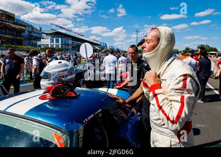 LECOURT, Shelby Cobra Daona Coupe / 1964, Portrait während der Le Mans Classic 2022 vom 30. Juni bis 3. Juli 2022 auf dem Circuit des 24 Heures du Mans, in Le Mans, Frankreich - Foto Julien Delfosse / DPPI Stockfoto