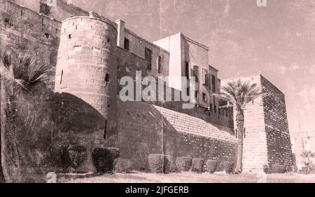 Zitadellenmauern Stockfoto