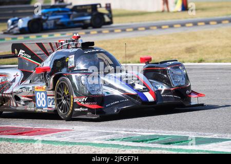 88 AF CORSE - Oreca 07 Gibson (F. Perrodo, N. Nielsen, A. Rovera) während der ELMS 2022 - European Le Mans Series, Endurance in Monza, Italien, Juli 03 2022 Stockfoto