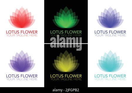 Lotus flower Logo Stock Vektor