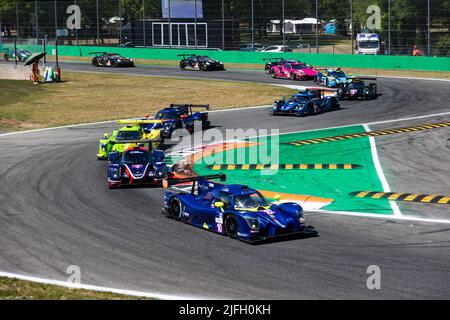 10 CLOET Tom (bel), LLOVERAS Xavier (Spa), VAN BERLO Glen (nld), Eurointernational, Ligier JS P320 - Nissan, Aktion während der 4 Stunden von Monza 2022, 3. Lauf der European Le Mans Series 2022 auf dem Autodromo Nazionale di Monza vom 1. Bis 3. Juli in Monza, Italien - Foto Joao Filipe / DPPI Stockfoto