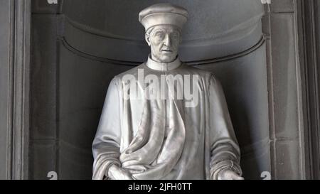 Marmorstatue von Cosimo de'Medici Stockfoto