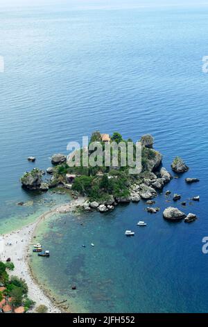 Isola Bella – Blick in den hohen Winkel Stockfoto