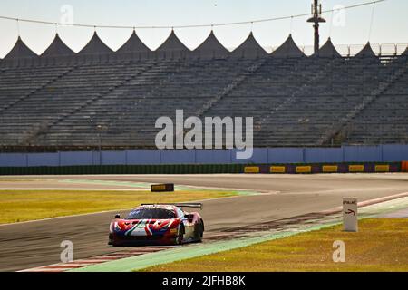 Misano, Italien. 03.. Juli 2022. AF Corse Ferrari 488 GT3 Andrea Bertolini Quelle: Independent Photo Agency/Alamy Live News Stockfoto