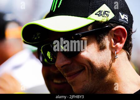 Misano, Italien. 03.. Juli 2022. Valentino Rossi Kredit: Unabhängige Fotoagentur/Alamy Live Nachrichten Stockfoto